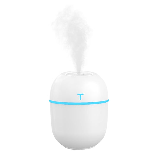 Humidificador Mini Colorido Y Fresco, Humidificador Personal De Escritorio USB Para Auto, Oficina, Dormitorio, Etc. Apagado Automático, 2 Modos De Niebla, Súper Silencioso. (Blanco)