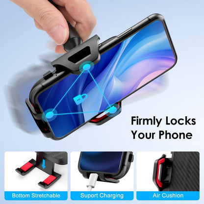 Car Phone Holder, Universal Long Arm Phone Mount Cradle for Windshield Dashboard, Car Suction Cup Phone Mount Compatible with Iphone 13 Mini Pro Max 12 11 Pro Max XS XR, Galaxy Note 20 S20