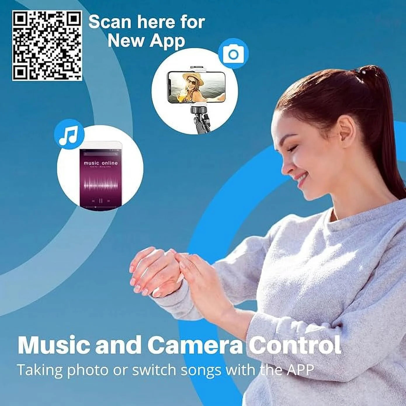 S3 Smart Watch, Fitness Watch for Men, Fitness Tracker & Heart Rate Monitor, IP68 Waterproof Smartwatch, Compatible Android & Ios Smartphone, Touch Screen Watch
