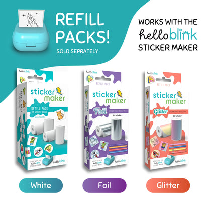 Hello Blink Sticker Maker – Create Your Own Stickers – Minimum Recommended Age Is 8 Year Old and Up.