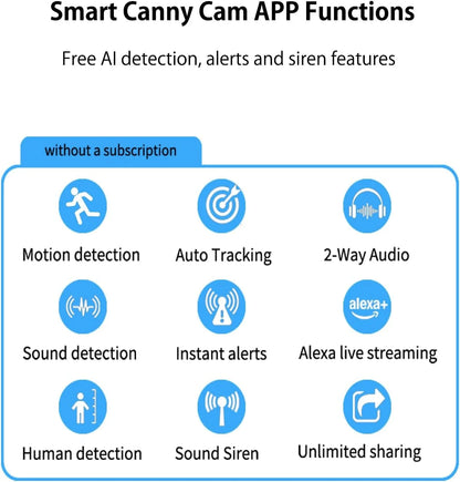 2.5K 5G/2.4Ghz Wifi Pet/Dog/Cat Camera with Phone App, 360° Pan/Tilt Indoor Security Cameras for Home Security, Night Vision, Motion Tracking, 2-Way Audio, Cloud & SD Card Storag, Wired