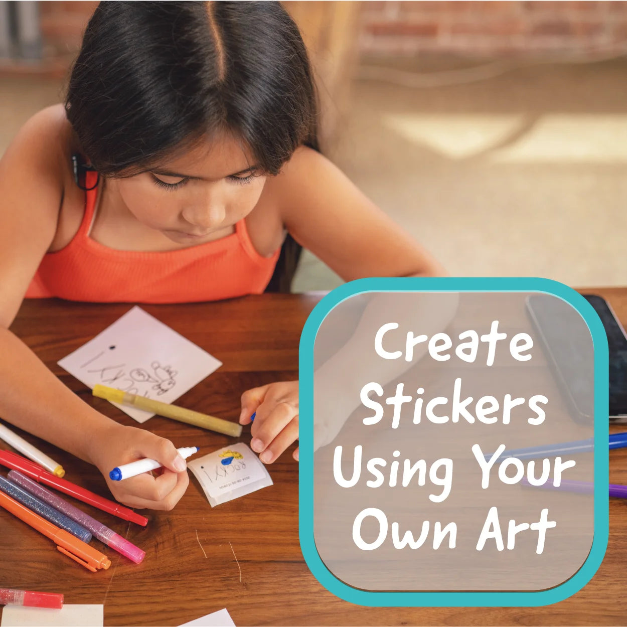 Hello Blink Sticker Maker – Create Your Own Stickers – Minimum Recommended Age Is 8 Year Old and Up.